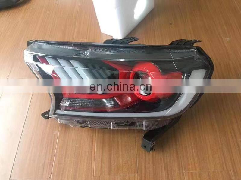 High quality factory price mustang style LED headlights front lamp head lamp for Ranger T7 T8