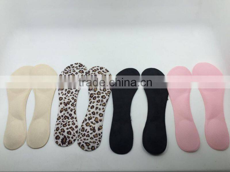 Hot sale 3/4 foot insole pads high heel shoe pads PU insole pads