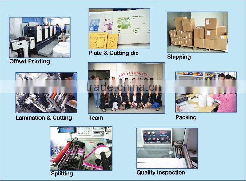 Top grade QC label stickers printing for inspection