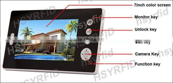 Security home Wireless Video Camera with 7inch screen