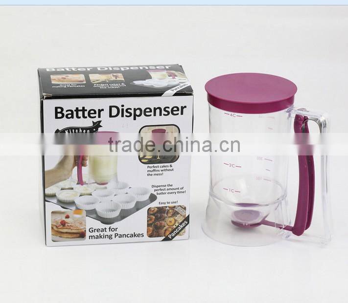KH Free Design Useful Cake Batter Dispenser With Measuring Label