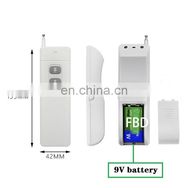 3000m long range remote control switch dc 12v 1 ch 10a relay receiver transmitter learning light lamp wireless switch 315433mhz