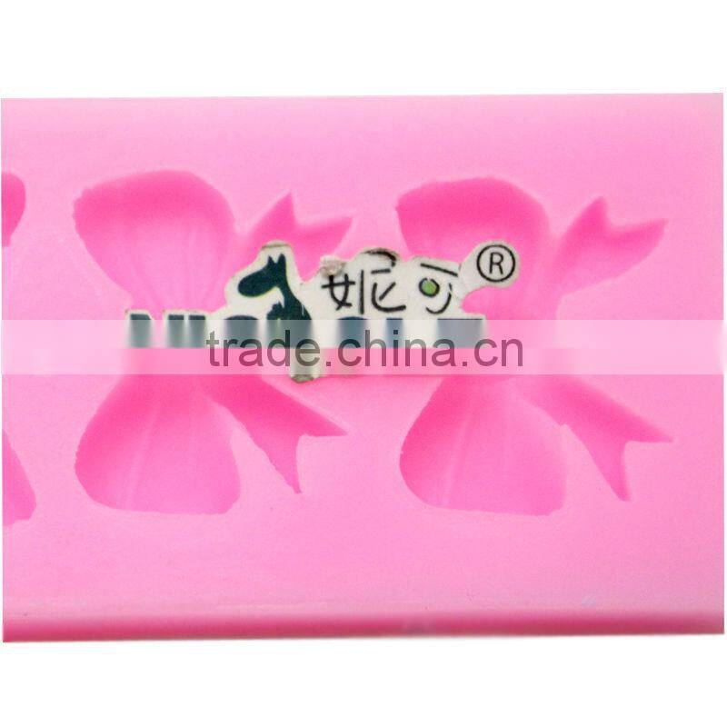 silicone bowknots modeling clay molds