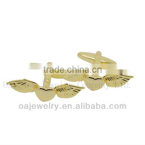 cheap wholesale simple floral cufflinks hot sell brass accessory paypal acceptable