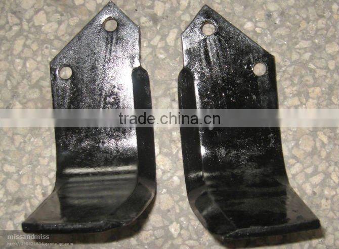 Heavy duty hand power tiller tractor knife