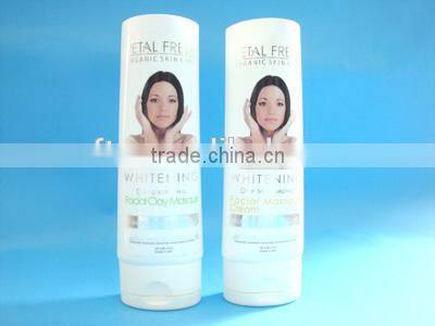 White one time use plastic soft PE tube with cotton swab,personal care cotton swab white plastic tube