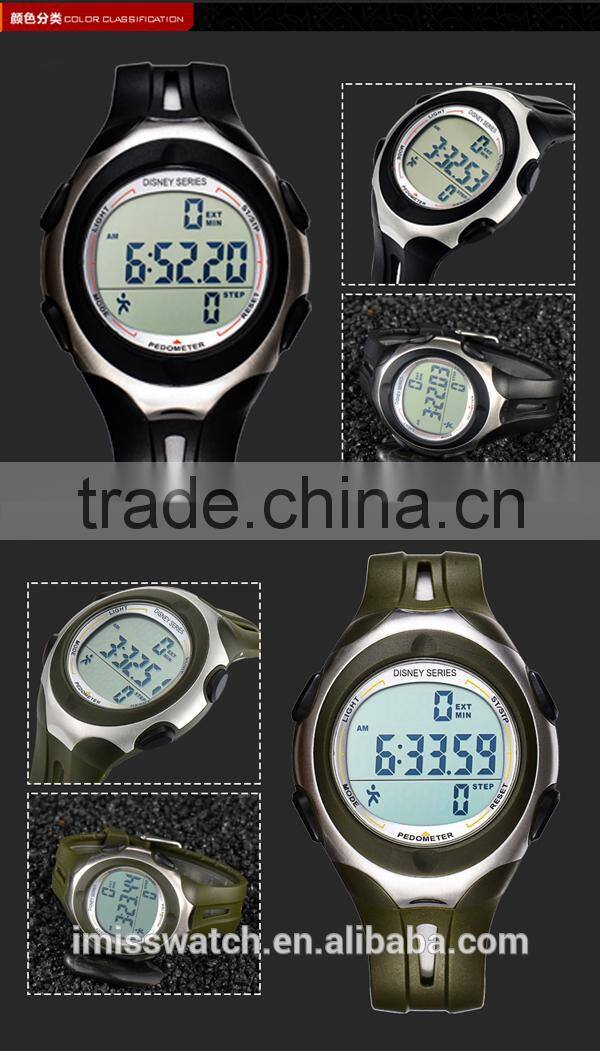 multi-function 3D pedometer sports digital wrist watch