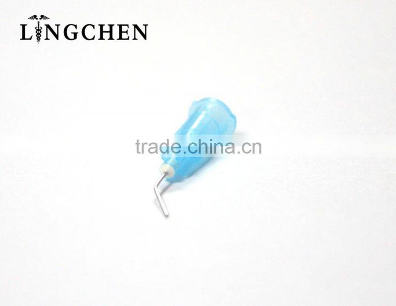 Guangzhou Lingchen dental disposable prebent irrigation needle
