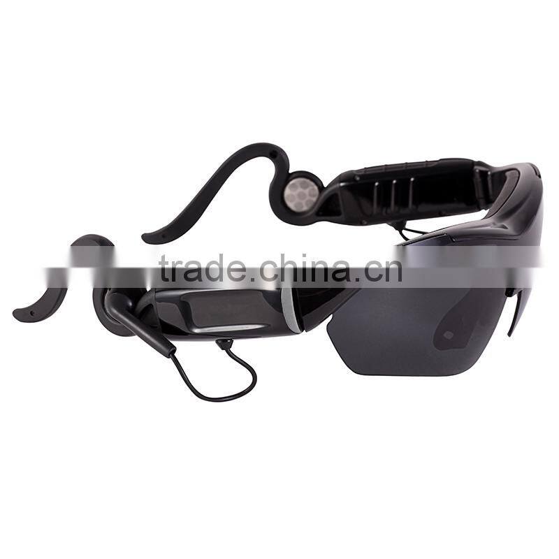 2014 New Launched Fashionable High Quality Sports Sunglasses with Bluetooth Receiver