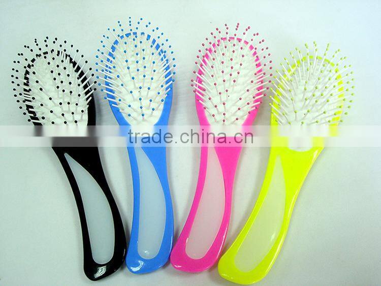 Black painting coating wooden hair brush high quality