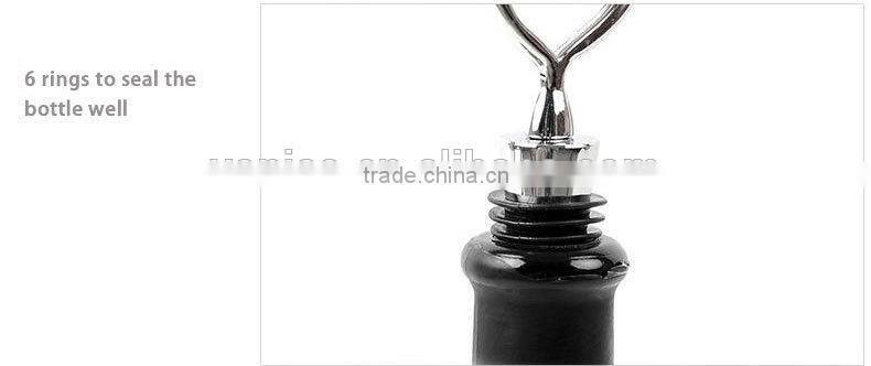 Heart Wine Bottle Stoppers Love Theme Wedding Favors Stainless steel Bottle plug wine plug reusable sealed red wine saver