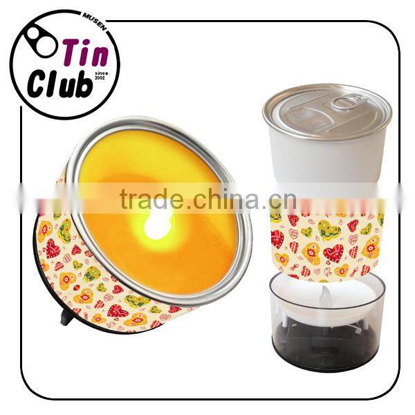 LED flameless candle in can, CE, ROHS passed Candle gift