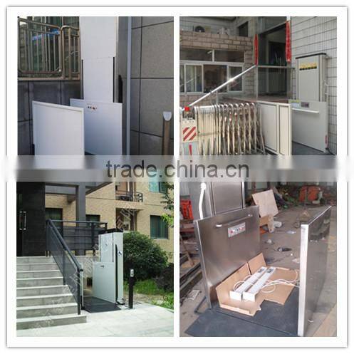 3.5m outdoor wheelchair lift for the disabled people/products for disabled people