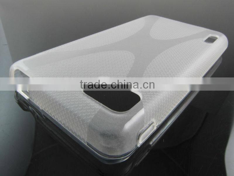 TPU X curve case for LG LS 720 MS659