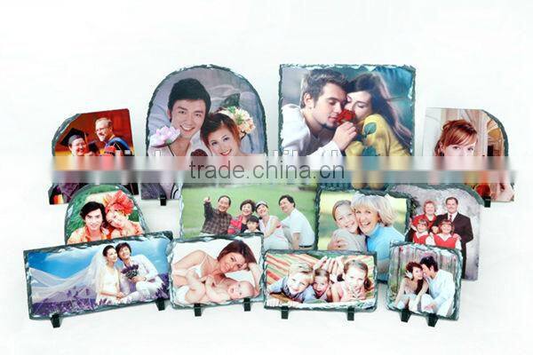 DIY sublimation printing rock photo frame