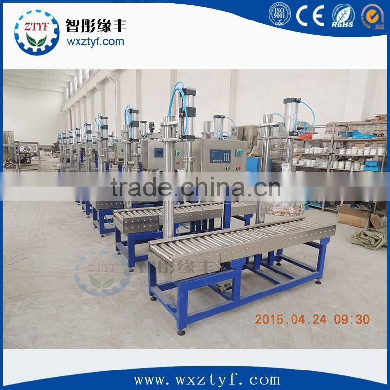 copper grease Semi-automatic drum weighing Filling and press capping Machine