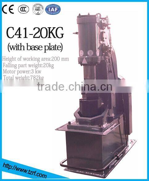 Air Forging Hammer Tool C41-20KG SINGLE WITH BASE PALTE