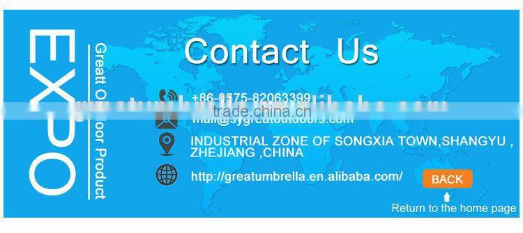 2.7m wooden Outdoor Umbrella for Garden Patio Market Shade with Base