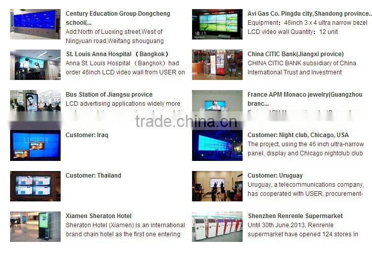 42 inch touch screen AIO PC wall mount floor stand