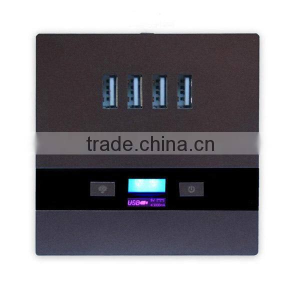 electrical receptacles wall switch and socket universal type 4 usb port hot sale can test sample