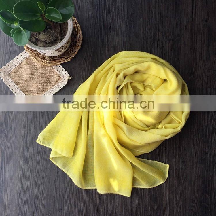 100CMX210CM Large Long Plain Cotton Linen Muslim Women Hijab Shawl