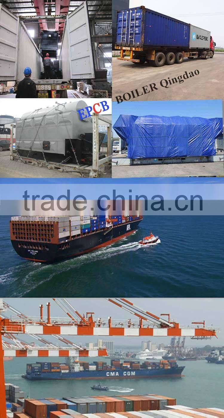 DZL Industrial Low Pressure Chain Grate Steam Output Straw Burning Boiler