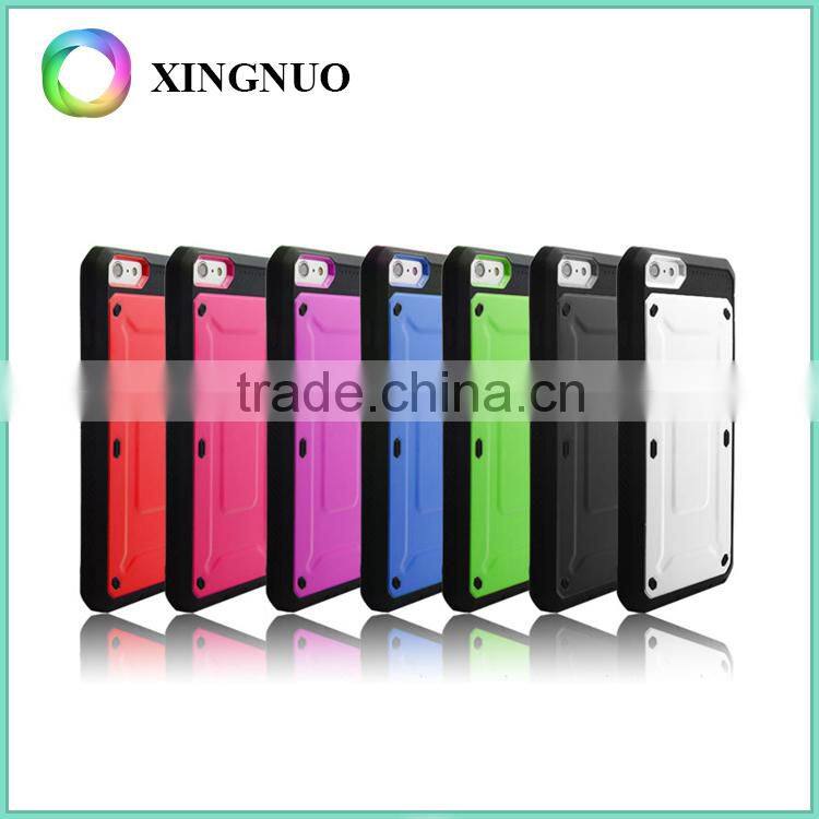 Rugged Armor Case With Kickstand and Locking Belt Swivel Clip Holster Cover for iPhone 6