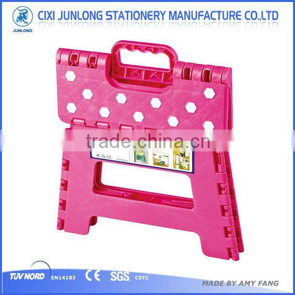 SGS CERTIFICAT PLASTIC FOLDING STOOL