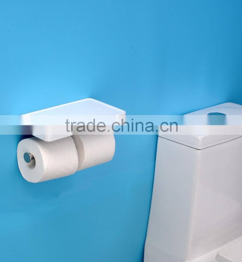 Mobile phone shelf with double roll Holders /toilet paper holders
