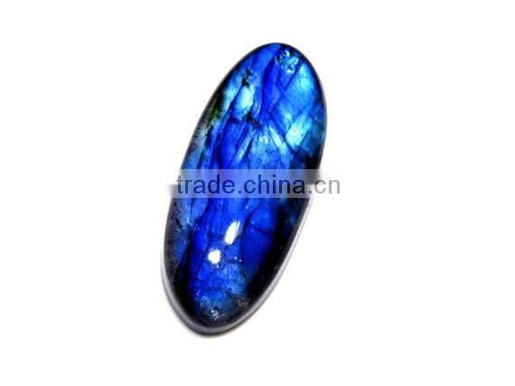 SUPERB QUALITY Natural Blue Flash Fire Labradorite Cabochon Oval Shape 16X38MM Approx Good Quality On Whole Sale Price