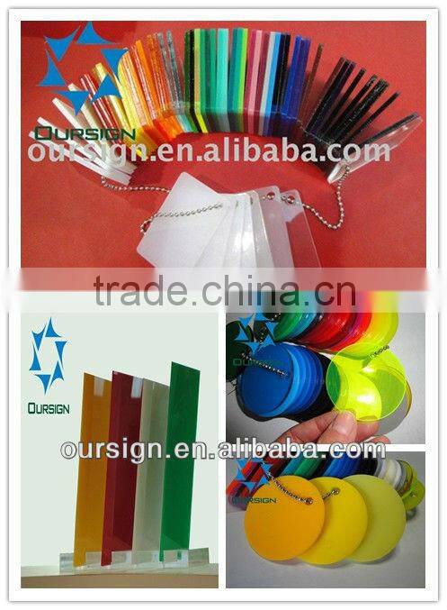 Colorful Cast Acrylic Sheet/ 100% Virgin Lucite material