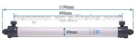 2016 hot 4'' hollow fiber uf water filter membrane for water treatment