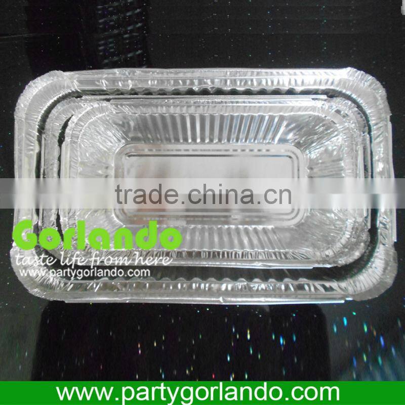 full-size deep steam aluminum foil container