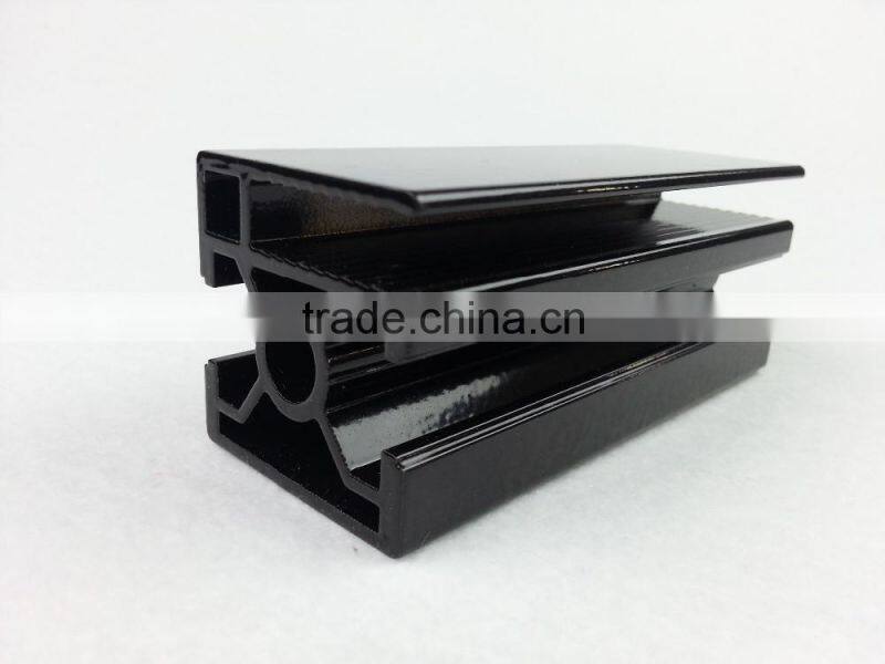 Aluminum black powder coated extrusion profile for industry console,work table