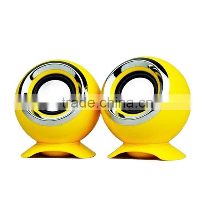 Ball Shape 2.0 Portable Mini Usb Speaker For Pc/smartphone/mp3/ipod/laptop