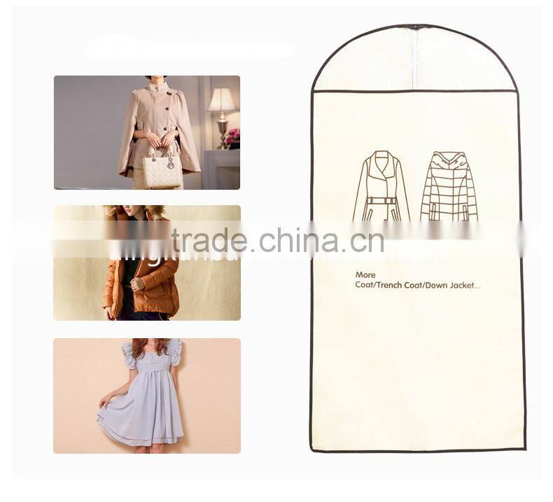 2015 non woven factory suit bag, suit cover, garment cover