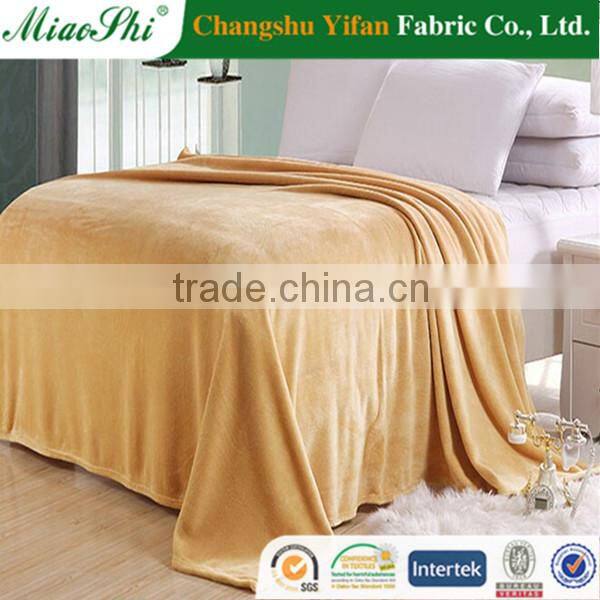 2016 Fashionable design 100% polyester Flannel printing blanket fabric