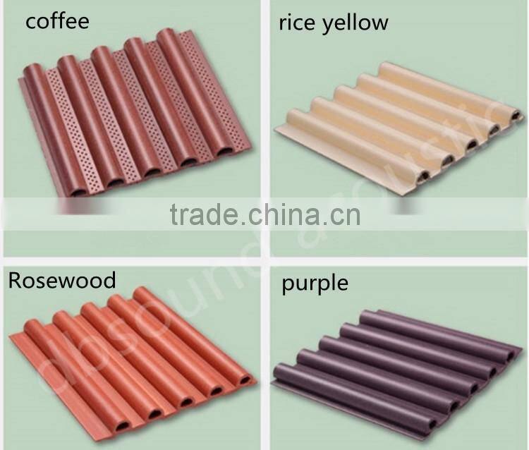 wpc acoustic decorative wall panels for meeting room