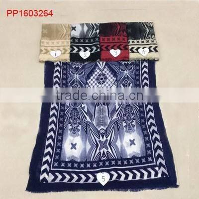 2016 stripe diamond printed cashmere pashmina scarf