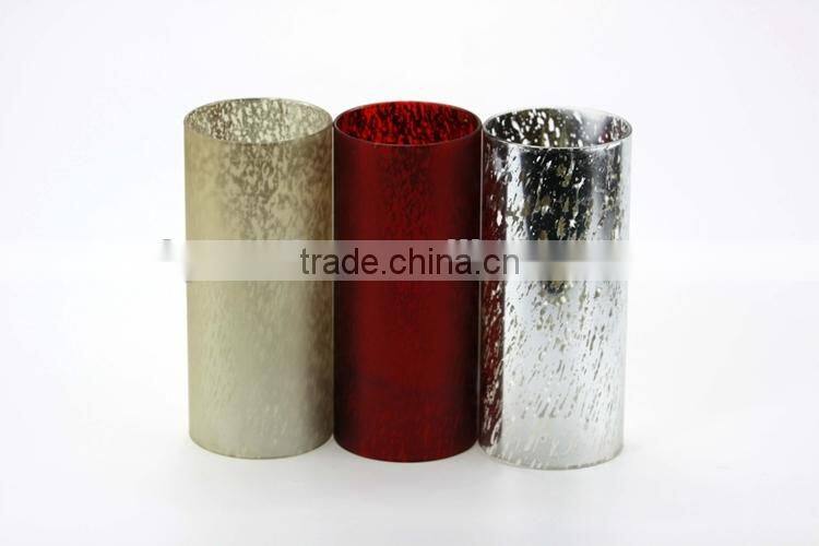 color printed votive glass candle holder