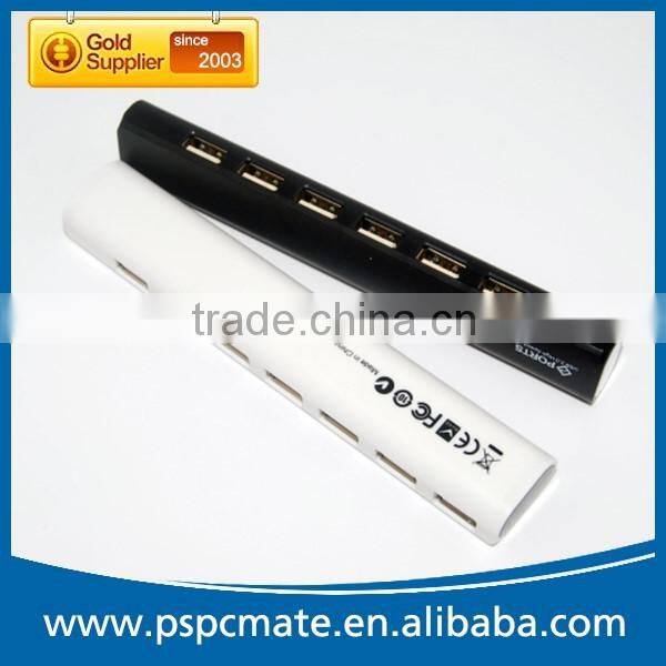 Cheap Promotional Gift Computer harmonica shape 7 port usb 2.0 hub