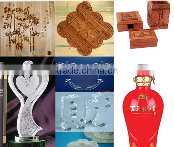 China CO2 SmallAcrylic Granite Stone Paper Fabric Laser Cutting Machine Price Cheap