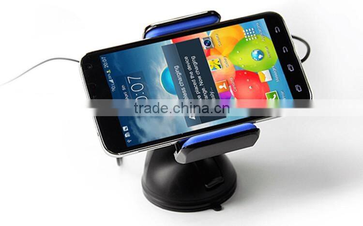 China cheap car charger qi wireless car charger for Samsung galaxy s6 edge
