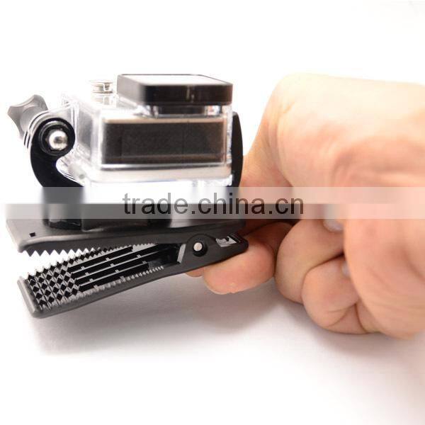 Quick Release Attach Backpack Rucksack Clip Clamp Mount With J Hook Buckle For GoPro Hero 4/3+/3/2