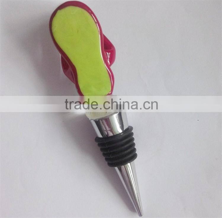 Popular flip flop shape Bottle Wine Stopper