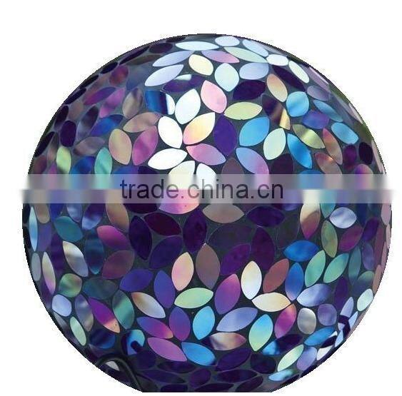10' Mosaic glass outdoor decoration garden ball