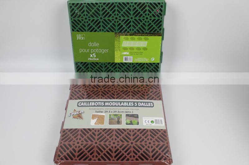 decorative diy garden tiles walkways