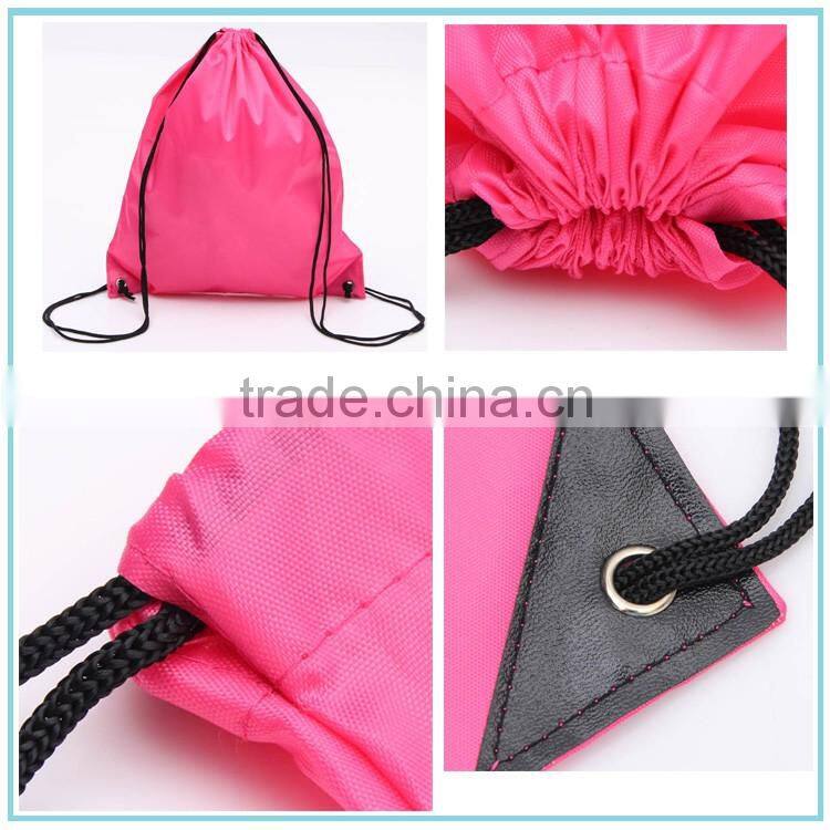 folding shopping bag small fabric drawstring bag