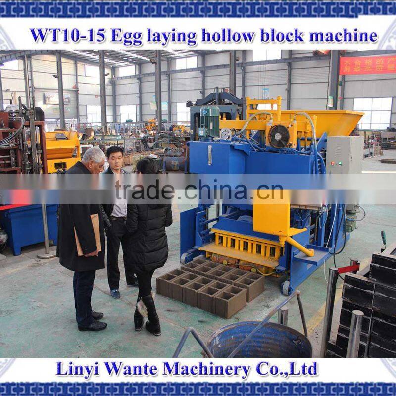 2015 China Block Machinery New WT10-15 used egg laying block machine
