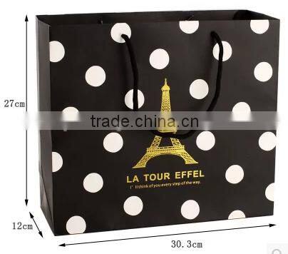 Beautiful hand paper bag wholesale gift shopping bag